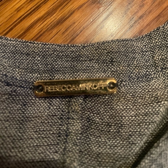 Rebecca Minkoff Grey and Black Fringe Tank Top Size Large - Picture 3 of 8